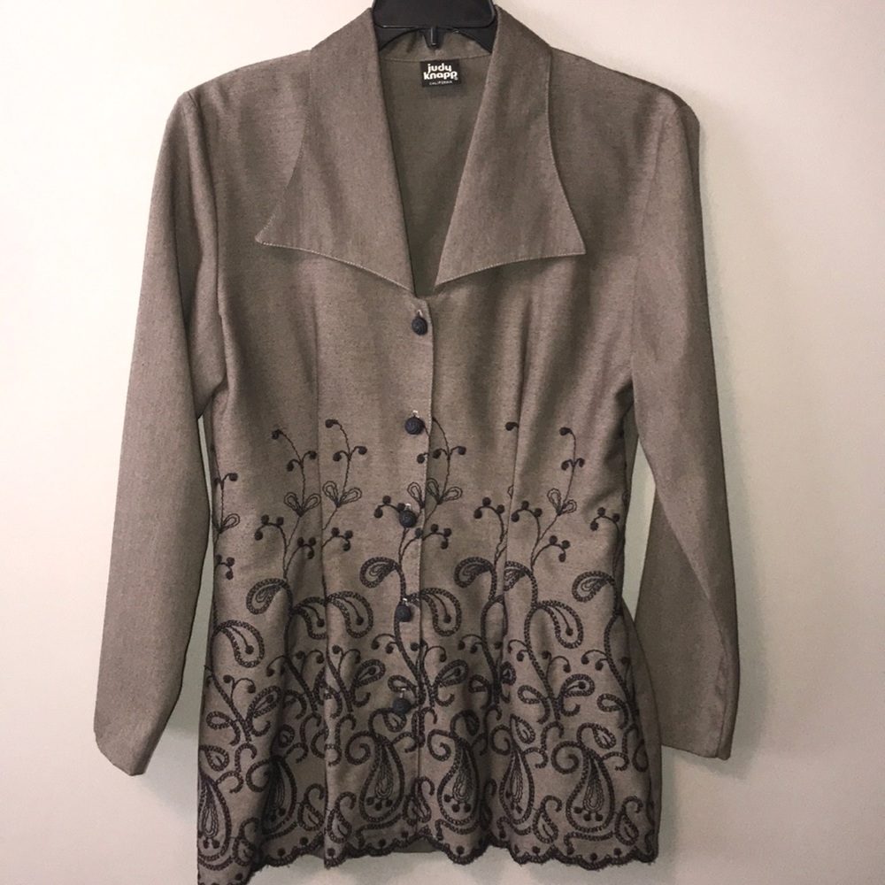 Judy Knapp Vintage Embroidered Sport Coat/blazer